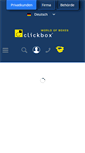 Mobile Screenshot of clickbox.de